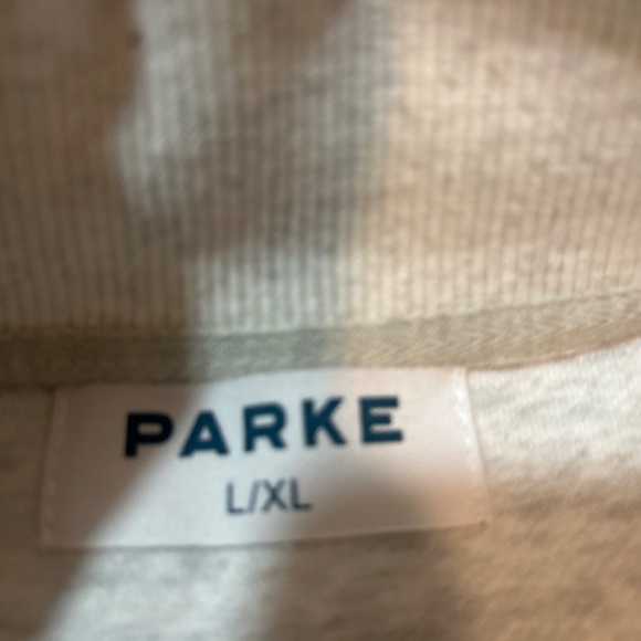 Large BRAND NEW PARKE mock neck inside out - Picture 2 of 4